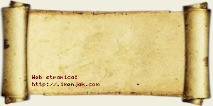 Danica Ršumović vizit kartica